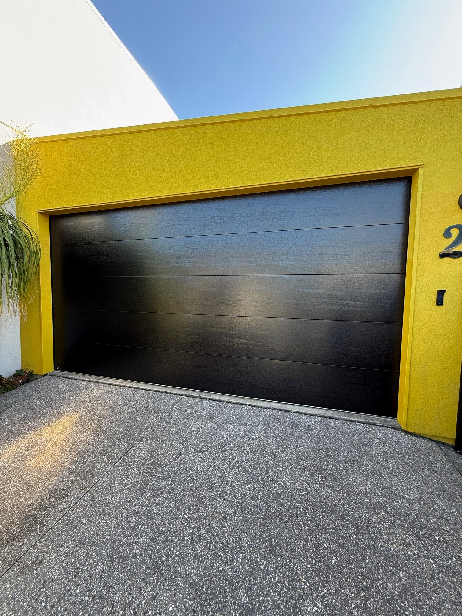 b & d sectional garage door installation on the Sunshine Coast